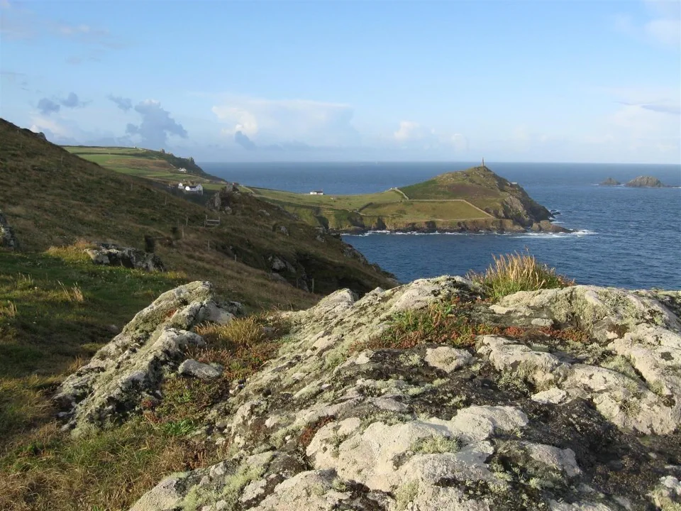 Day 5 kenidjack cliffs looking back to cape cornwall